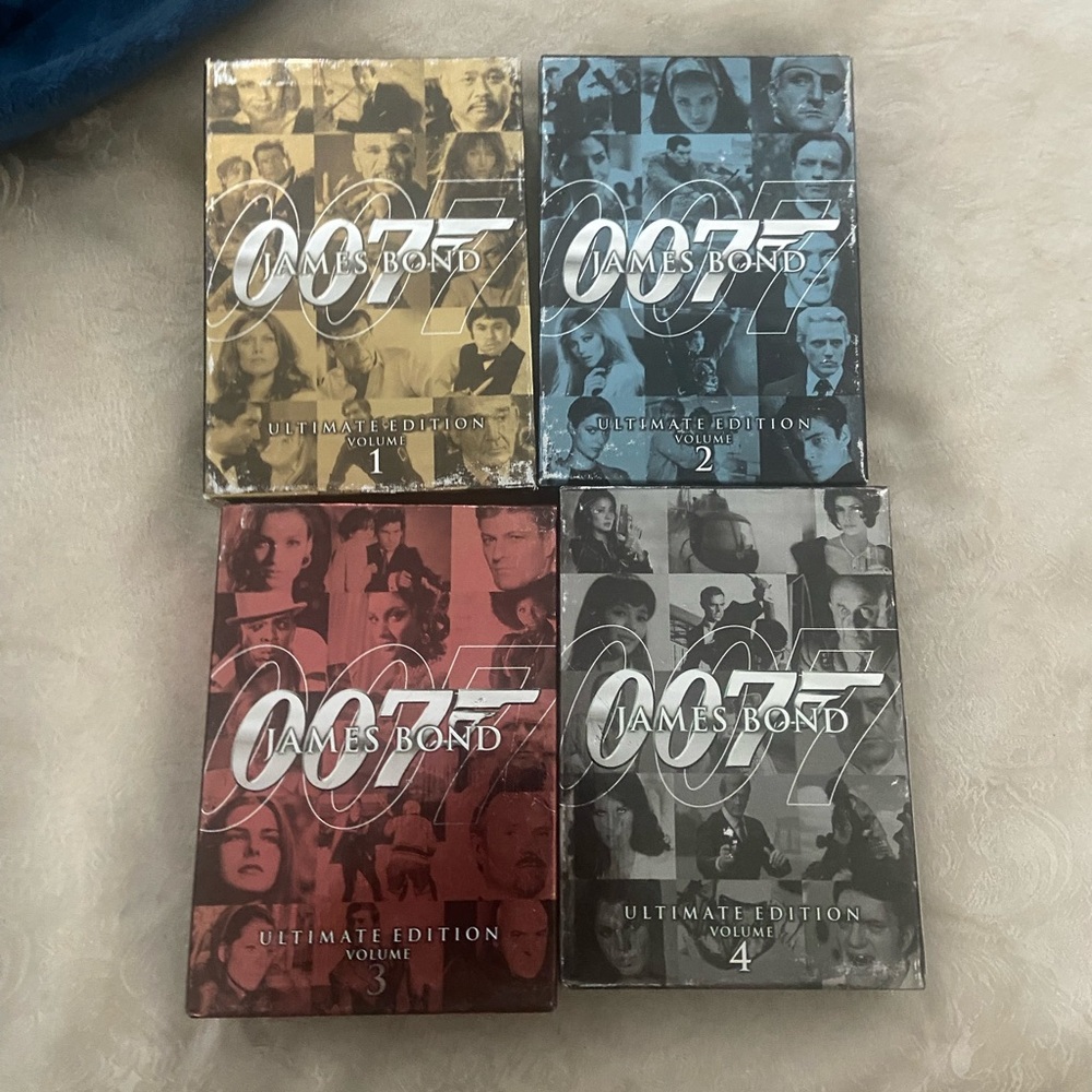 James Bond 007 Ultimate Edition Vol 1-4 DVD Box Set Collection 40 Discs